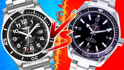 used breitling omega 38mm watches|Breitling superocean vs omega seamaster.